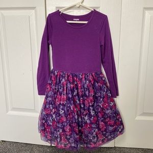 Gymboree size 6 purple with flowered bottom.